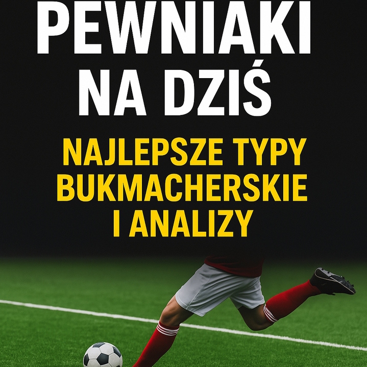 Pewniaki na dziś – najlepsze typy bukmacherskie i analizy na dzisiejsze mecze