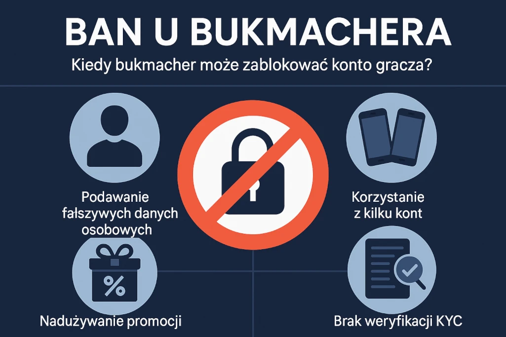 Ban u bukmachera – kiedy bukmacher może zablokować konto gracza?