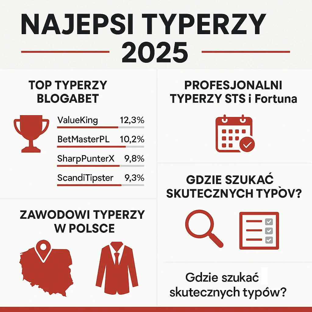 Najlepsi typerzy 2025 – zawodowi typerzy, ranking i analiza