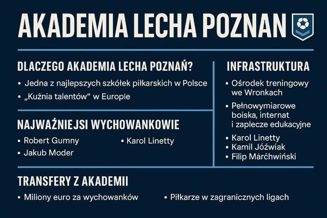 Akademia Lecha Poznań – wzór nowoczesnej szkółki piłkarskiej w Polsce