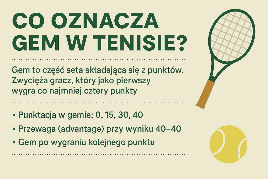 Co to jest gem w tenisie?