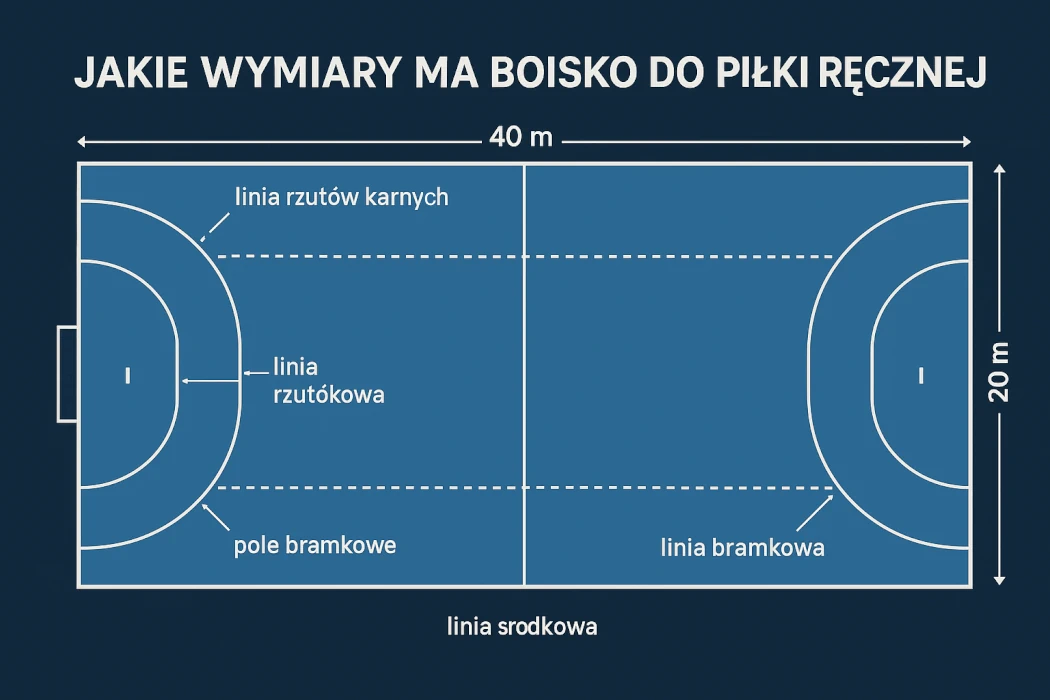 Jakie wymiary ma boisko do piłki ręcznej?