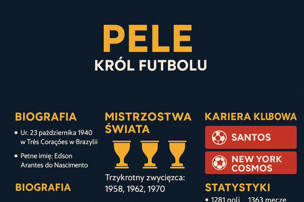 Pele – król futbolu, legenda wszech czasów
