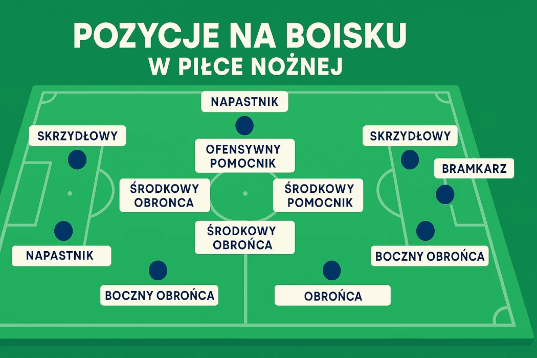 Pozycje na boisku w piłce nożnej – ile ich jest?