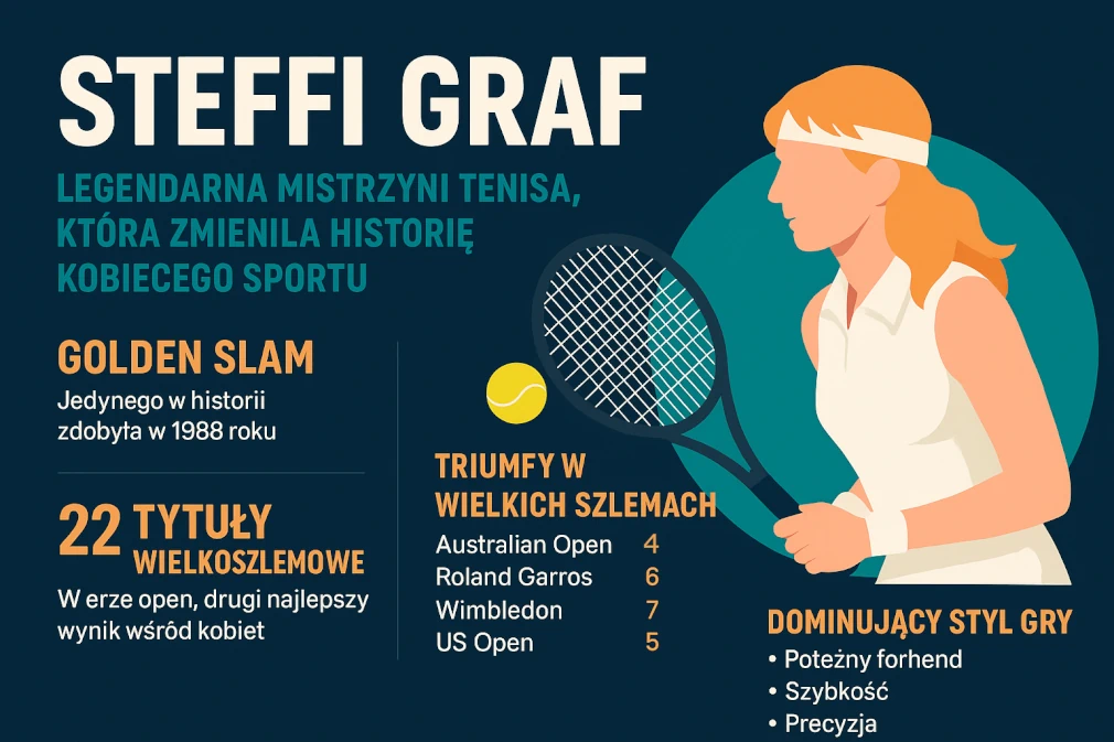 Steffi Graf – legendarna mistrzyni tenisa, która zmieniła historię kobiecego sportu