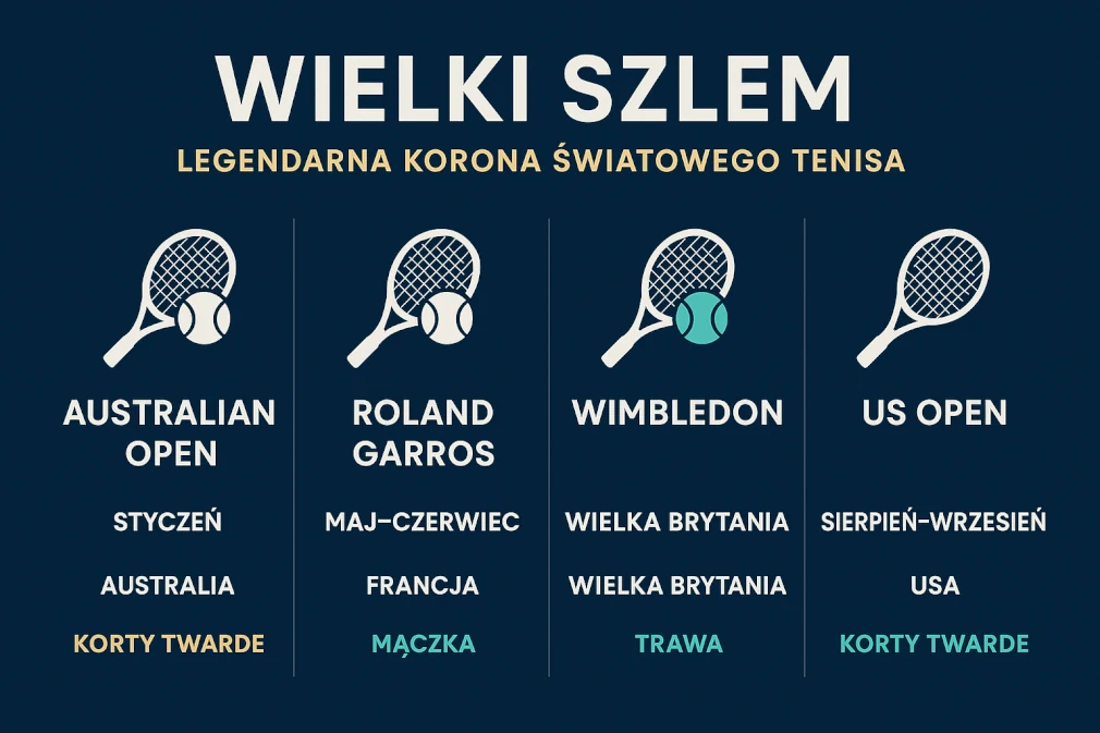 Wielki Szlem – legendarna korona światowego tenisa