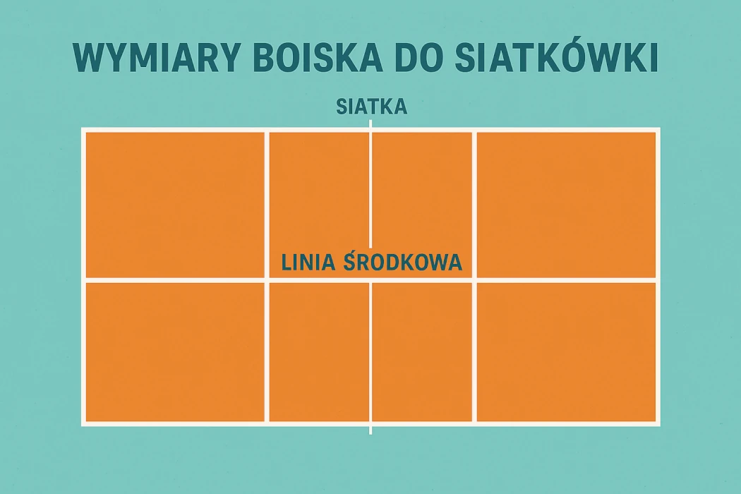Jakie wymiary ma boisko do siatkówki?