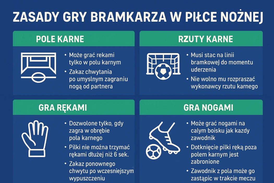 Zasady gry bramkarza w piłce nożnej